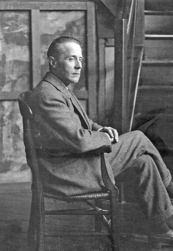 Jacques Villon, vers 1922, photographie de Man Ray - tous droits réservés