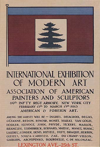 Couverture du Catalogue de l’International Exhibition of Modern Art, dit Armory Show – New York, Boston, Chicago, 1913.