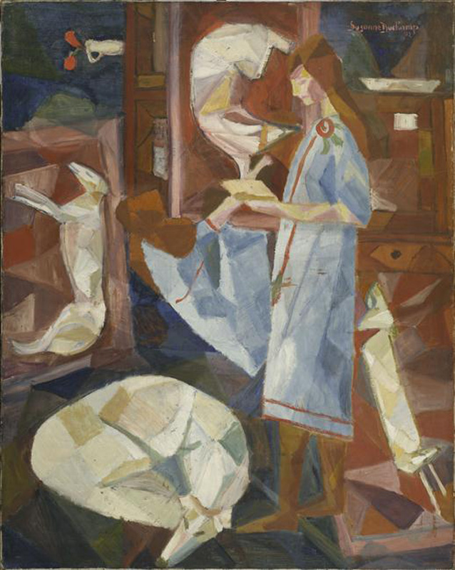 Jeune Fille au chien